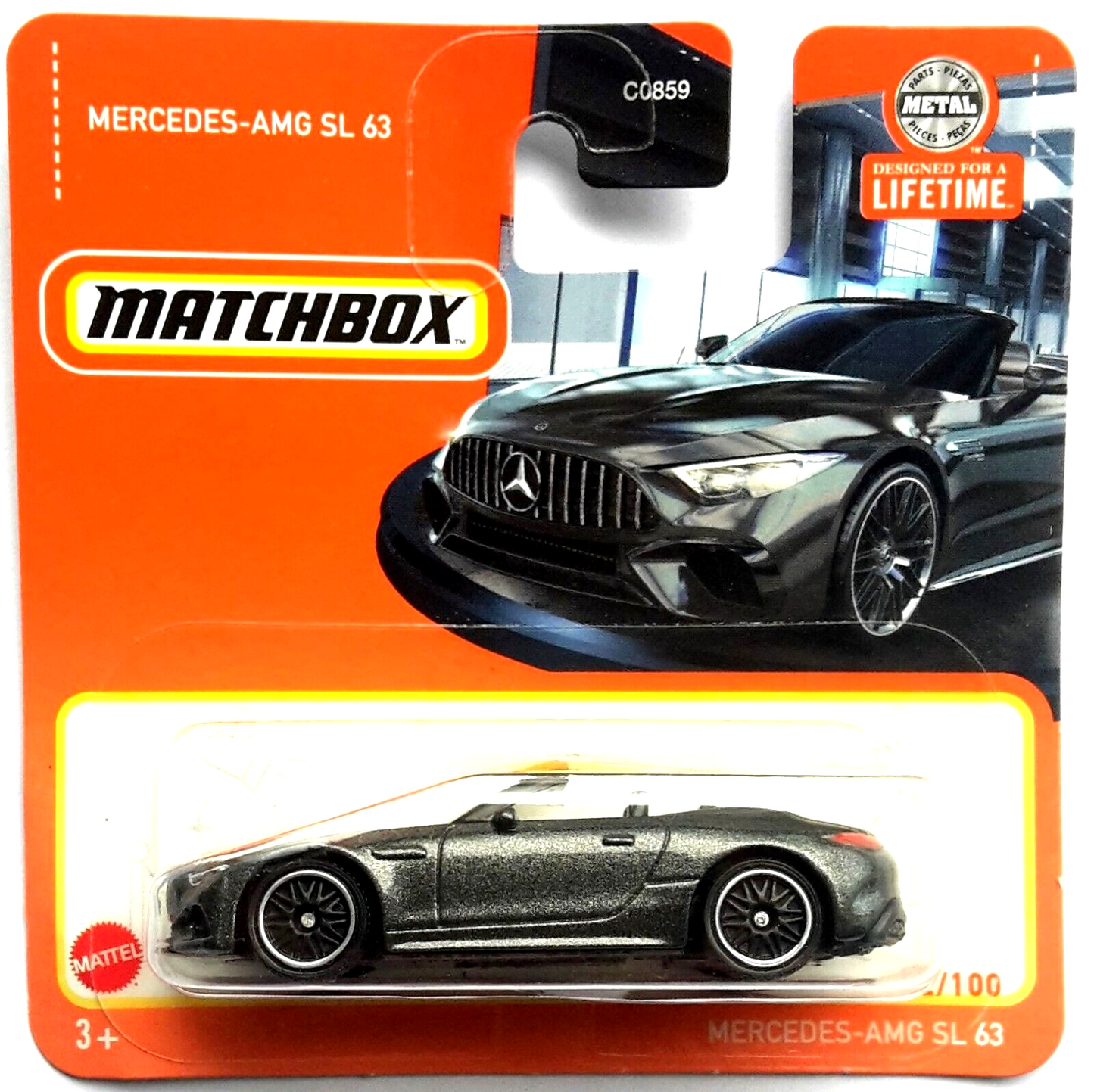 Matchbox - Mercedes Benz AMG SL 72 Antracite #45 - Matchbox - Scala 1/64 Circa