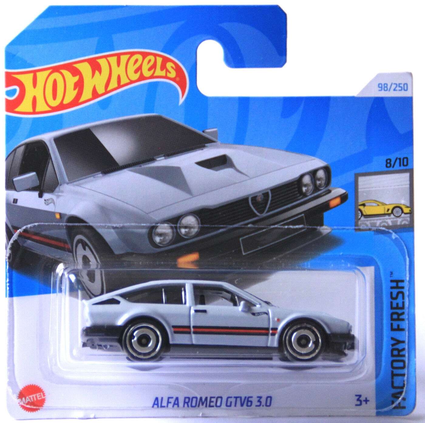 Hot Wheels - Alfa Romeo GTV 3.0 Gray - Scale 1/64 Approx