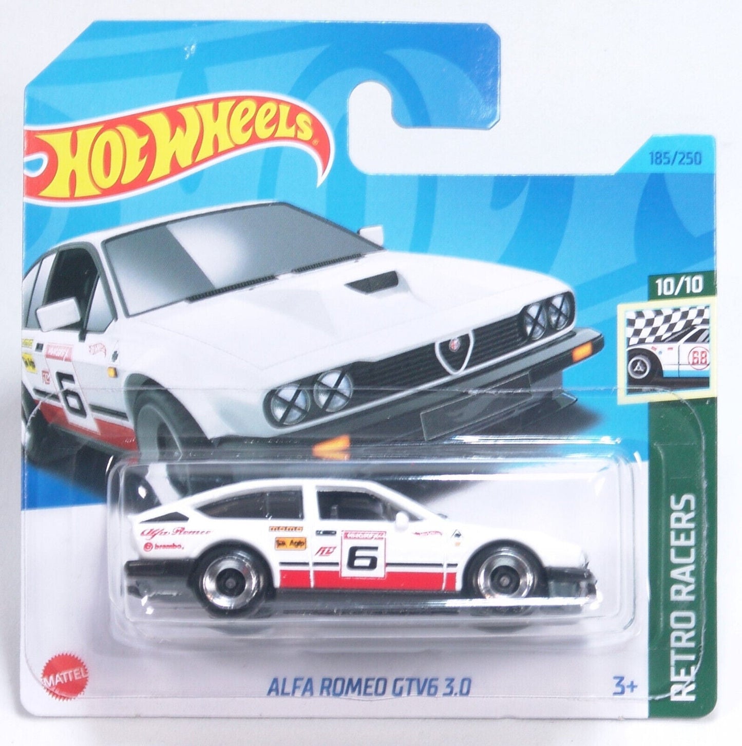 Hot Wheels - Alfa Romeo GTV 3.0 White - Scala 1/64 Circa