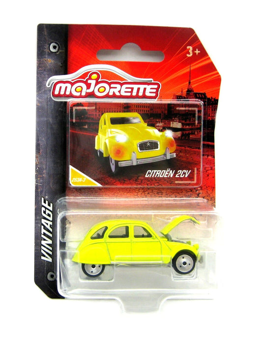 Majorette - Citroen 2CV Vintage Yellow Series - Scale 1/64 Approx