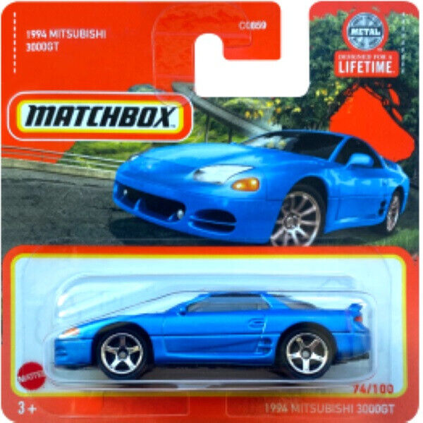 Matchbox - Mitsubishi 3000GT Blue #74 - Matchbox - Scale 1/64 Approximately