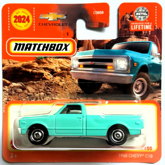 Matchbox - Chevrolet Chevy C10 1968 #19 - Matchbox - Scale 1/64 Approximately