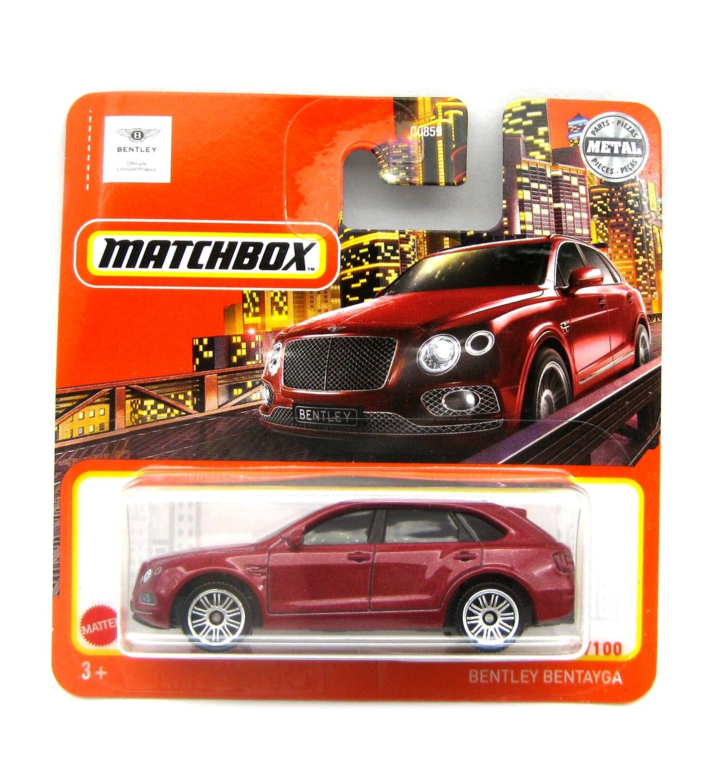 Matchbox - Bentley Bentayga red #62 - Matchbox - Scale 1/64 Approx