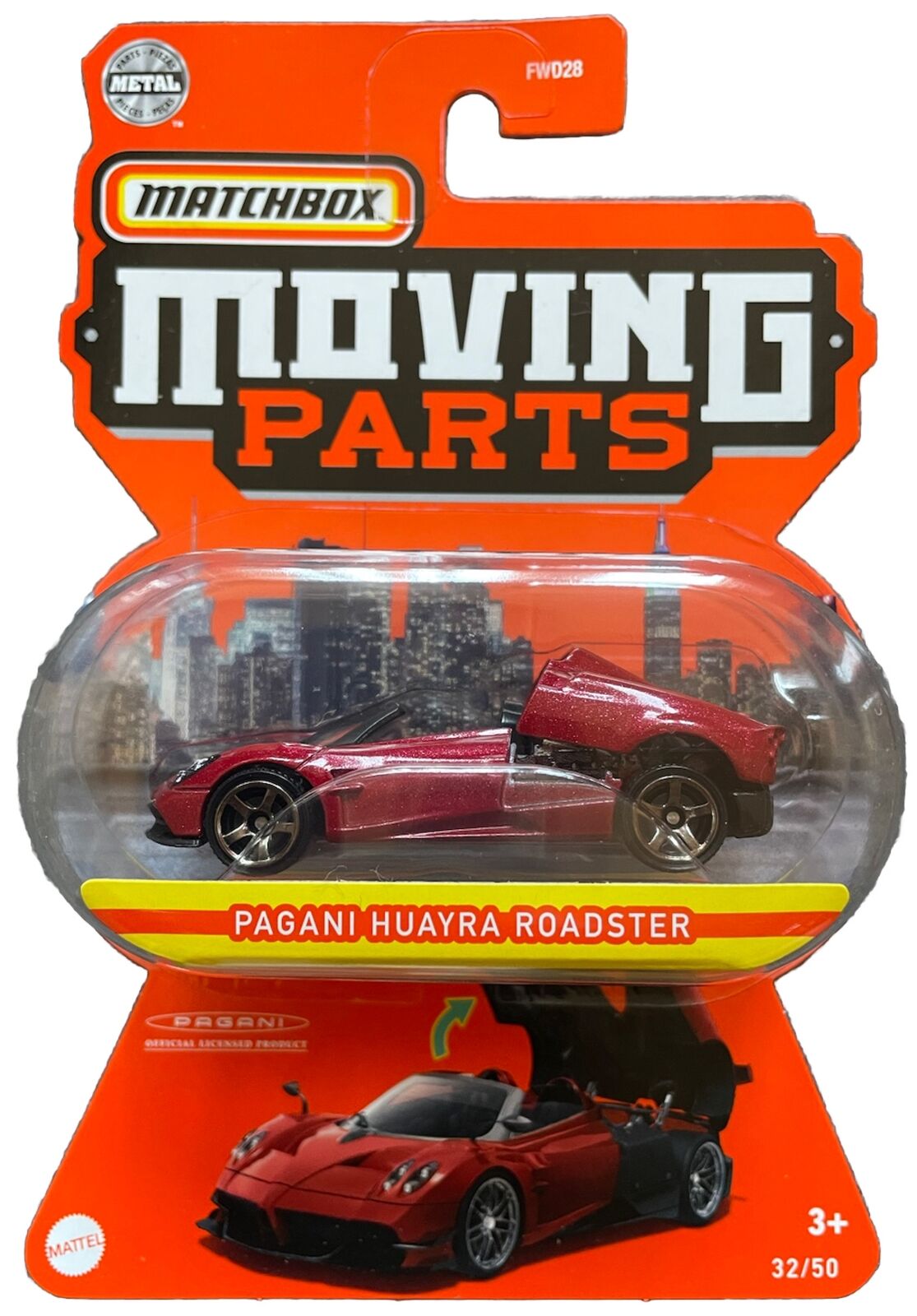 Matchbox - Pagani Huayra Roadster - Matchbox Moving Parts - Scale 1/64 Approx