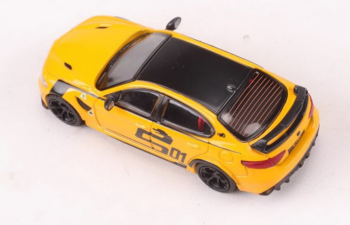 DCT Alfa Romeo Giulia GTAm Yellow - 1/64 Scale