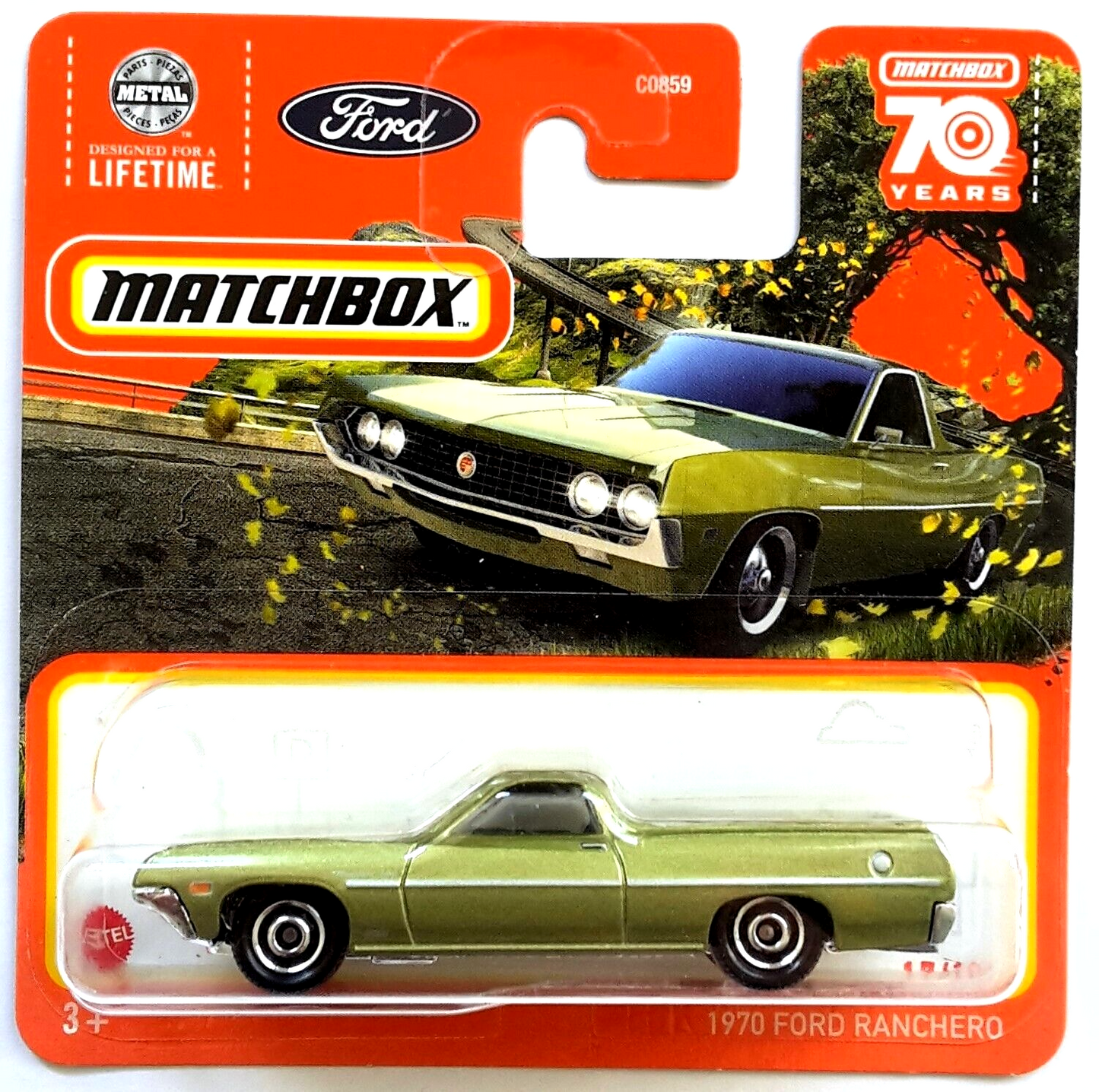 Matchbox - Ford Ranchero Green #17 - Matchbox - Scala 1/64 Circa