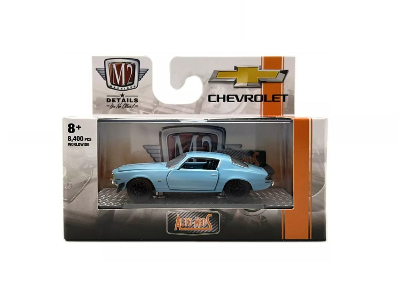 M2 Machines Chevrolet Camaro SS 396 1971 Blue - Scale 1/64