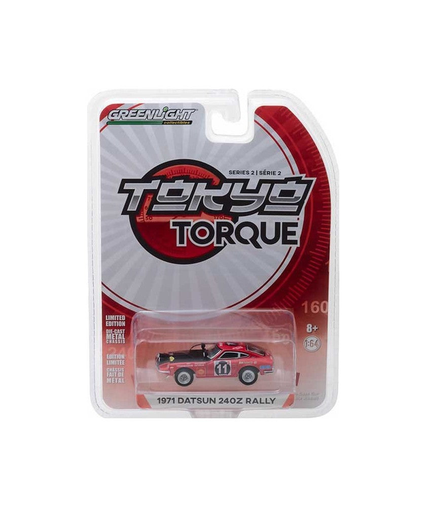 Greenlight - 1971 datsun 240Z Rally Red Tokyo Torque Serie 2 - Scala 1/64